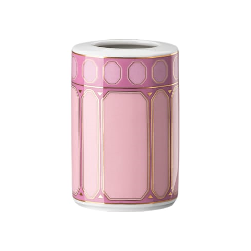 Swarovski Signum vase, Porcelain, Small, Pink