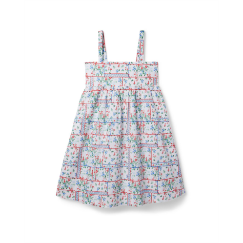 Janie and Jack Floral Patchwork Sundress
