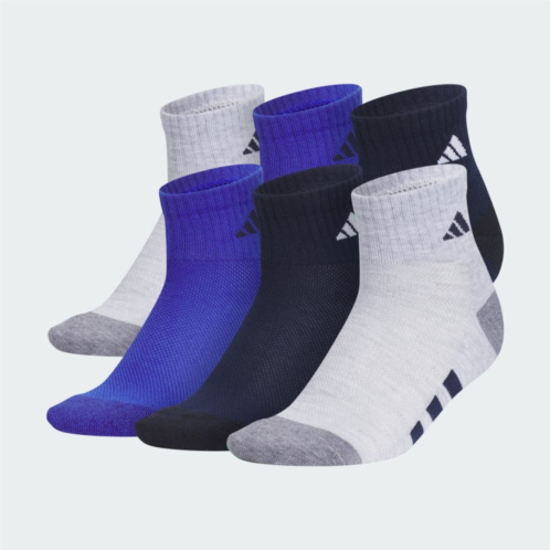 Adidas Athletic Cushioned 6-Pack Quarter Socks Kids