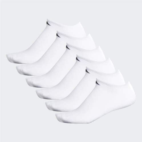 Adidas Athletic Cushioned No-Show Socks 6 Pairs XL