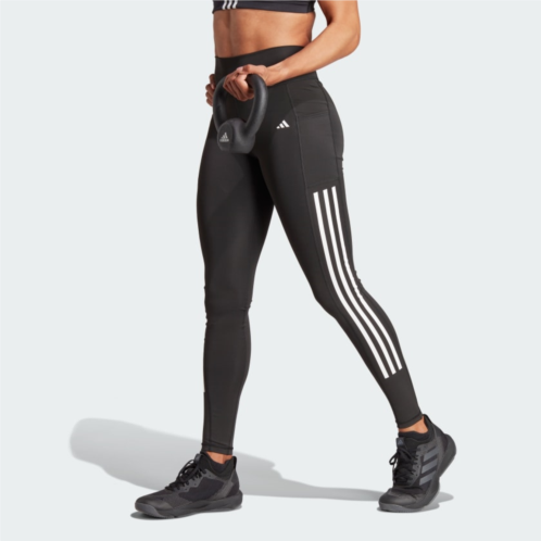 Adidas Optime 3-Stripes Full-Length Leggings
