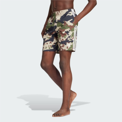 Adidas Camo Allover Print Swim Shorts