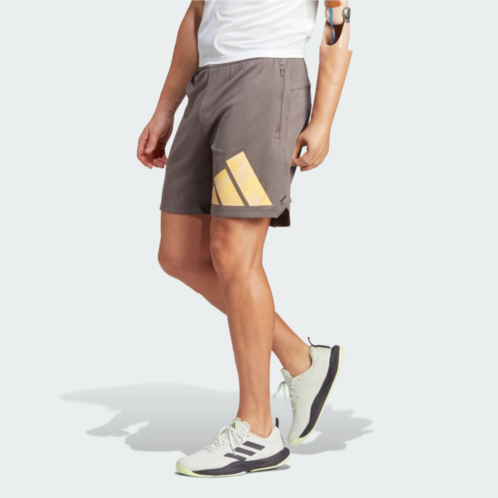 Adidas Workout Logo Knit Shorts