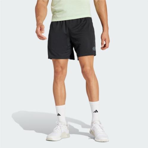 Adidas Train Essentials Seasonal Big Logo Shorts
