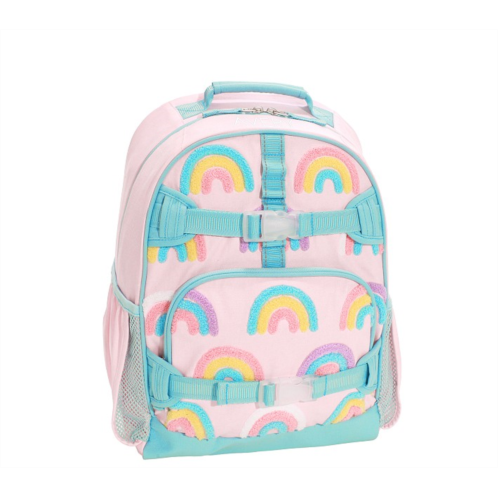 Potterybarn Mackenzie Pink Rainbows Chenille Backpacks