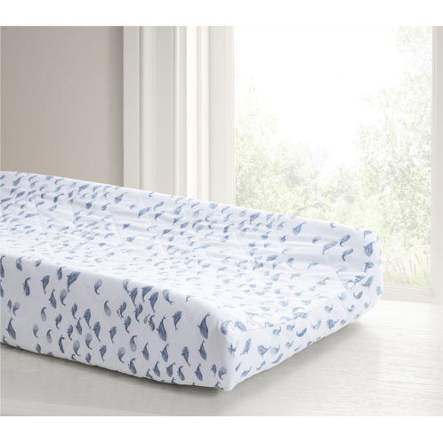 Potterybarn Watercolor Whale Changing Pad Cover