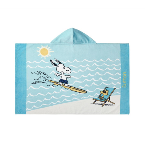 Potterybarn Peanuts Snoopy Surf Kid Beach Hooded Towel