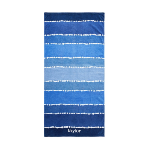 Potterybarn Tie-Dye Stripe Kid Beach Towel