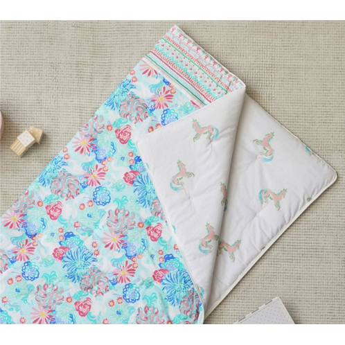 Potterybarn Lilly Pulitzer Unicorns in Bloom Sleeping Bag