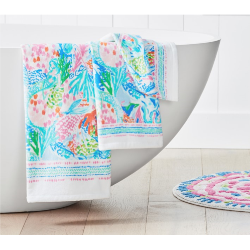 Potterybarn Lilly Pulitzer Mermaid Cove Bath Towel Collection
