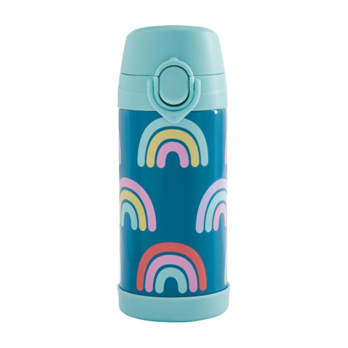 Potterybarn Mackenzie Turquoise Rainbows Water Bottle