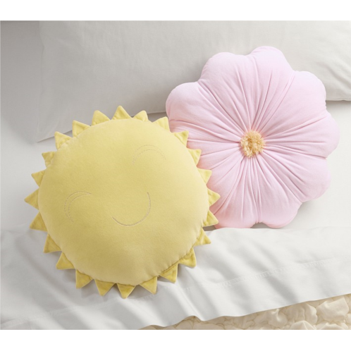Potterybarn Shaped Sun & Flower Pillow Bundle
