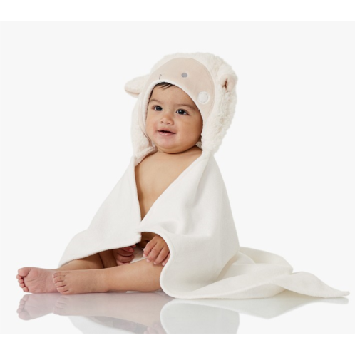 Potterybarn Lamb Baby Hooded Towel