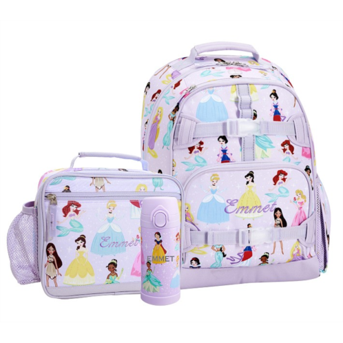 Potterybarn Mackenzie Lavender Disney Princess Backpack & Lunch Bundle, Set Of 3