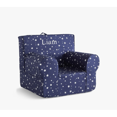 Potterybarn Kids Anywhere Chair, Navy Glow-in-the-Dark Scattered Stars