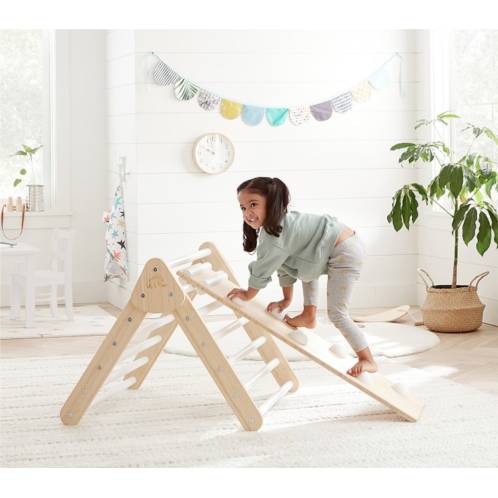 Potterybarn Lily & River Little Climber Pikler Triangle With Rockwall/Slide