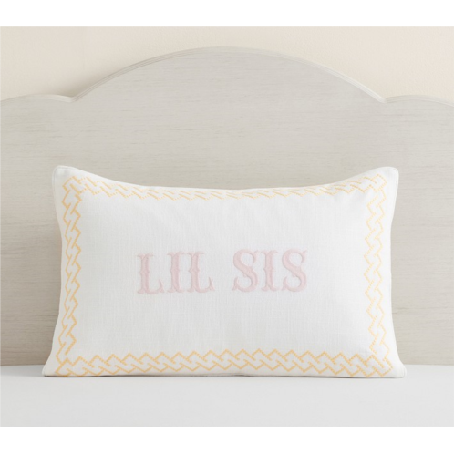 Potterybarn Lil Sis Pillow Cover