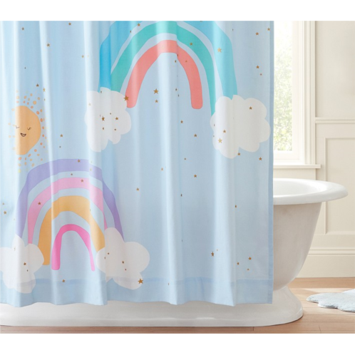 Potterybarn Rainbow Cloud Shower Curtain