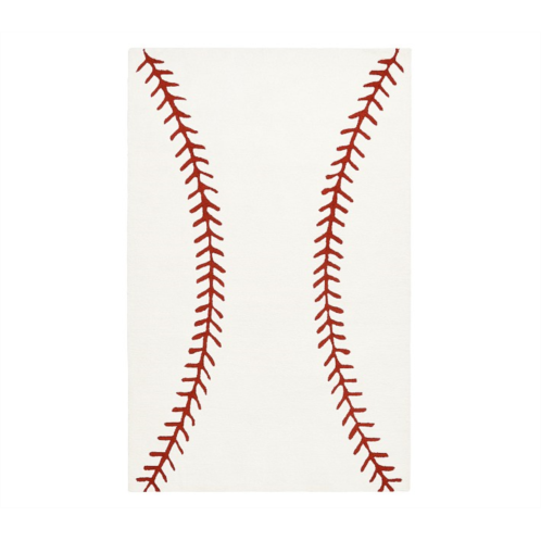 Potterybarn Baseball Stitch Rug