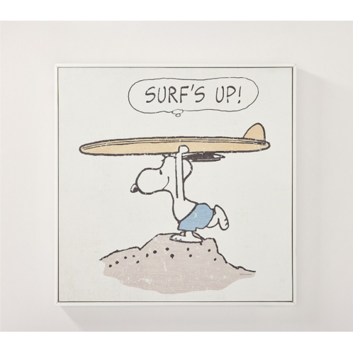 Potterybarn Peanuts Snoopy Surf Framed Wall Art