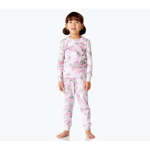Potterybarn LoveShackFancy Cabbage Rose Organic Tight Fit Pajama Set