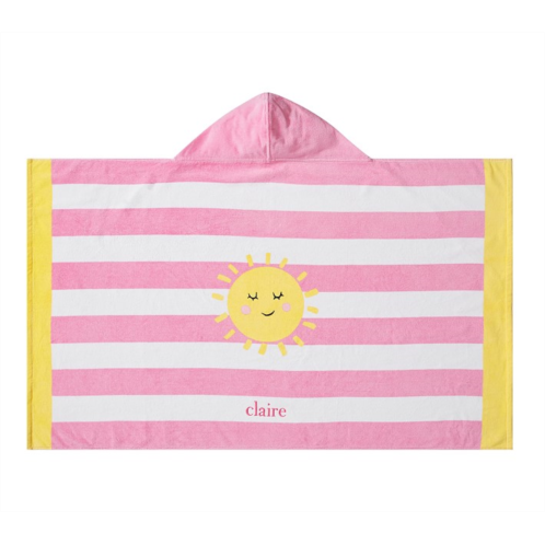 Potterybarn Sunshine Stripe Beach Hooded Towel