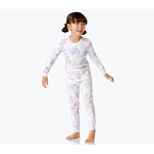 Potterybarn LoveShackFancy Lavender Damask Organic Tight Fit Pajama Set