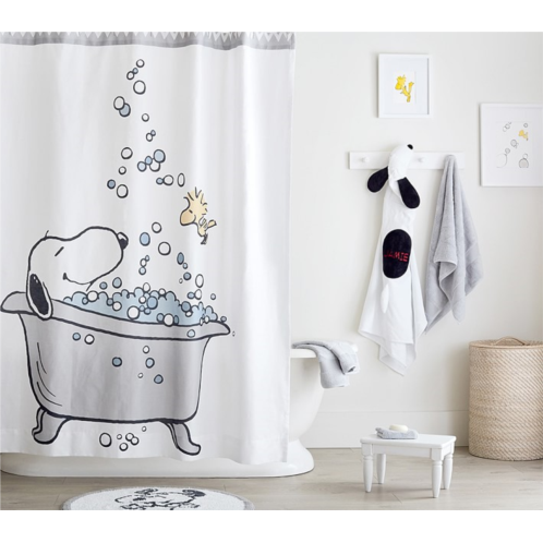 Potterybarn Peanuts Kids Shower Curtain