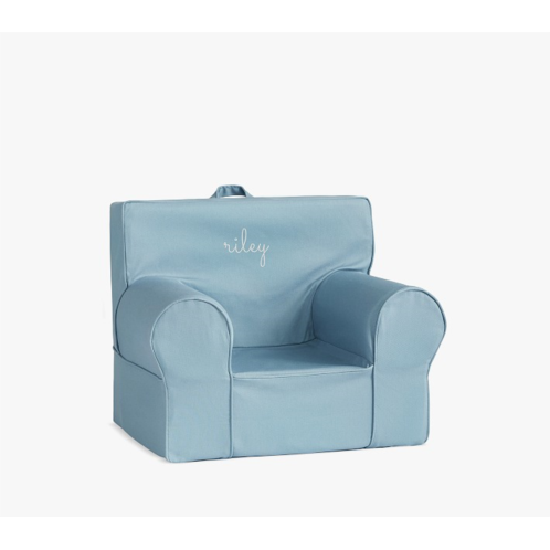 Potterybarn Anywhere Chair, Light Blue Twill