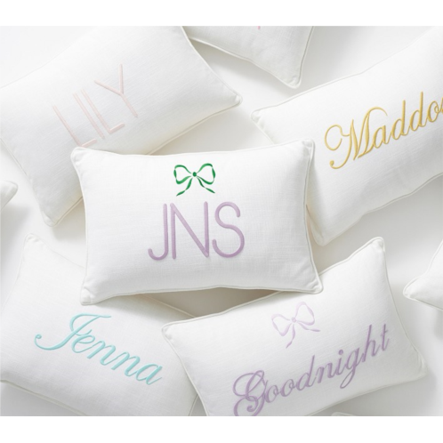 Potterybarn Bow Icon Personalized Pillow Cover