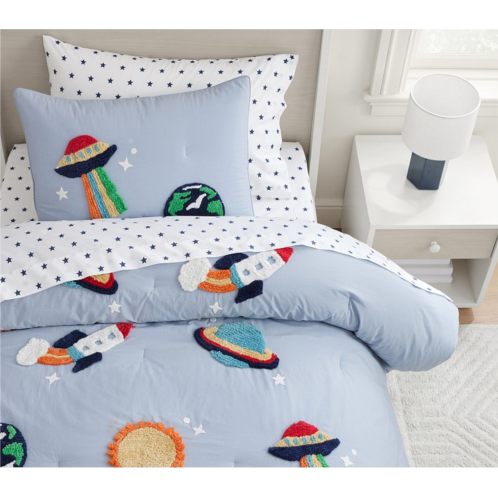 Potterybarn Candlewick Space Comforter & Shams