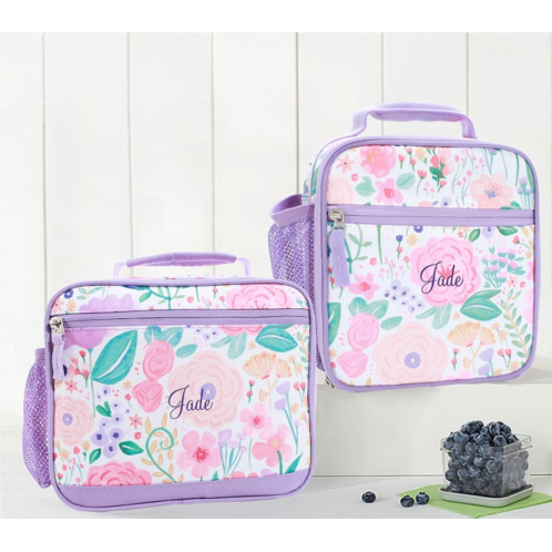 Potterybarn Mackenzie Lavender Floral Blooms Lunch Boxes