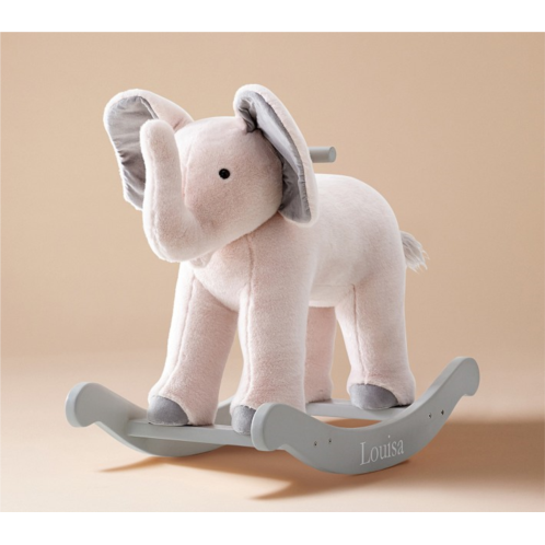 Potterybarn Monique Lhuillier Nursery Elephant Plush Toy Rocker