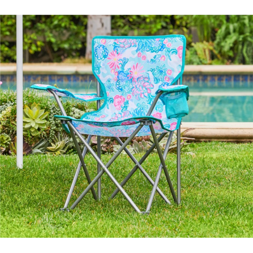 Potterybarn Lilly Pulitzer Unicorn in Bloom Freeport Chair