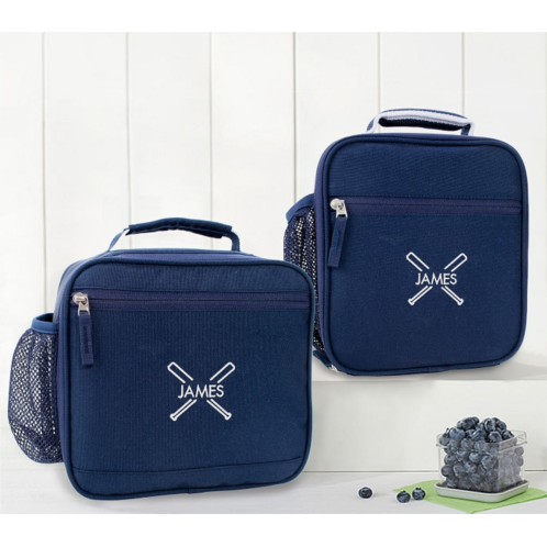 Potterybarn Mackenzie Navy Solid Lunch Boxes
