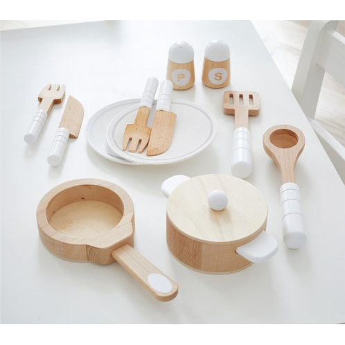 Potterybarn Wooden Cooking & Eating Set
