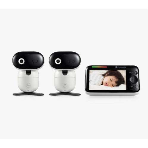 Potterybarn Motorola PIP 1610-2 5.0 HD Motorized Video Baby Monitor with 2 Cameras