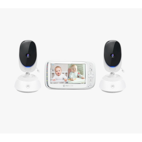 Potterybarn Motorola VM75 5 Video Baby Monitor with Motorized Pan & Dual Cameras