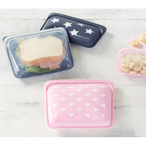 Potterybarn Stasher Silicone Reusable Sandwich & Snack Bag