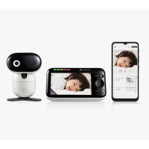 Potterybarn Motorola PIP 1610 HD Connect 5.0 WiFi HD Motorized Video Baby Monitor
