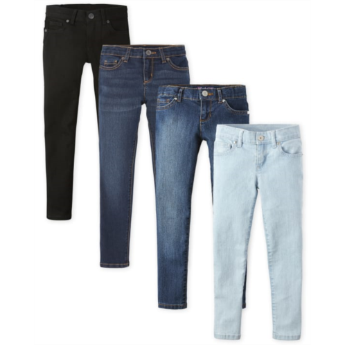 Childrensplace Girls Super Skinny Jeans 4-Pack