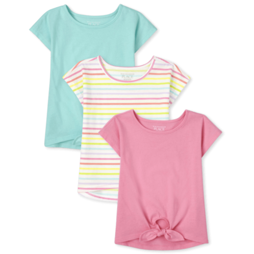 Childrensplace Toddler Girls High Low Top 3-Pack