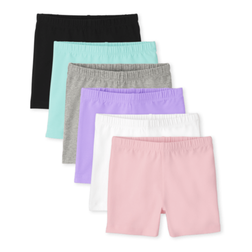 Childrensplace Girls Cartwheel Shorts 6-Pack