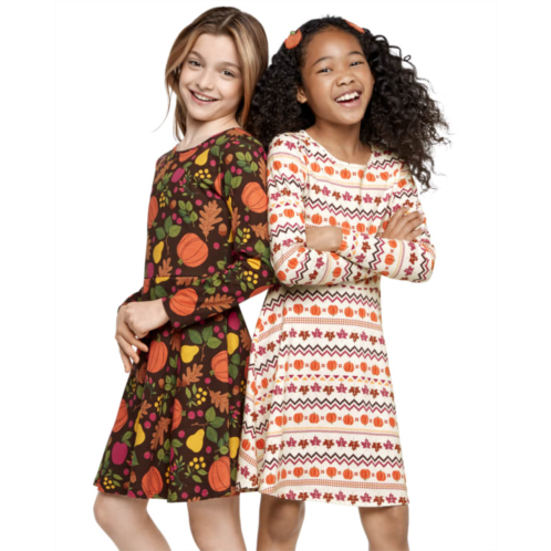 Childrensplace Girls Print Everyday Dress 2-Pack