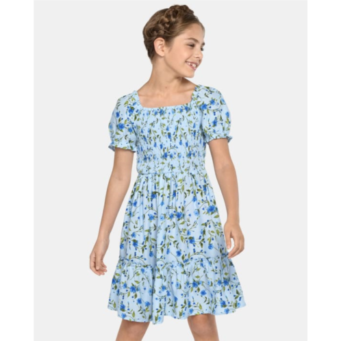Childrensplace Girls Mommy And Me Floral Ruffle Dress