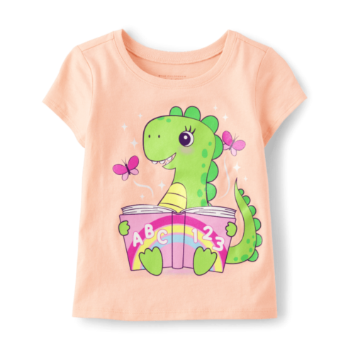 Childrensplace Baby And Toddler Girls Dino Graphic Tee