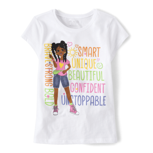 Childrensplace Girls Positive Words Graphic Tee