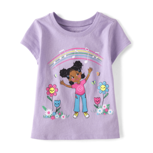 Childrensplace Baby And Toddler Girls Music Girl Graphic Tee