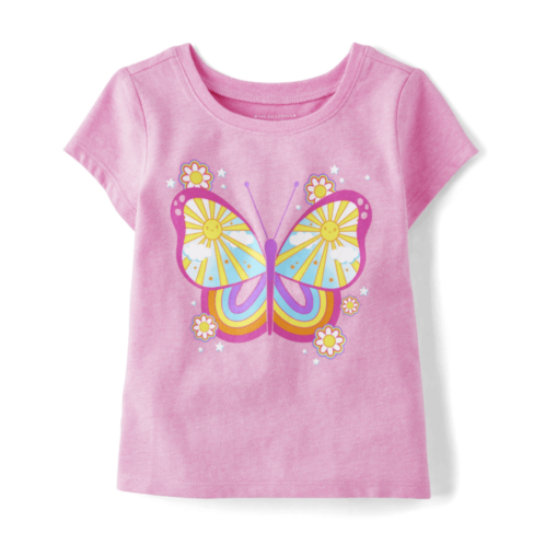 Childrensplace Baby And Toddler Girls Butterfly Graphic Tee