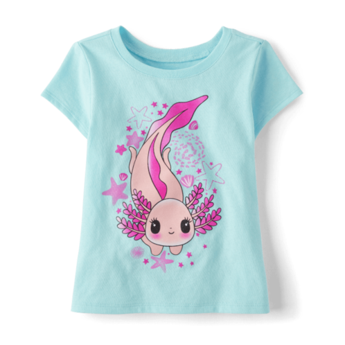 Childrensplace Baby And Toddler Girls Axolotl Graphic Tee